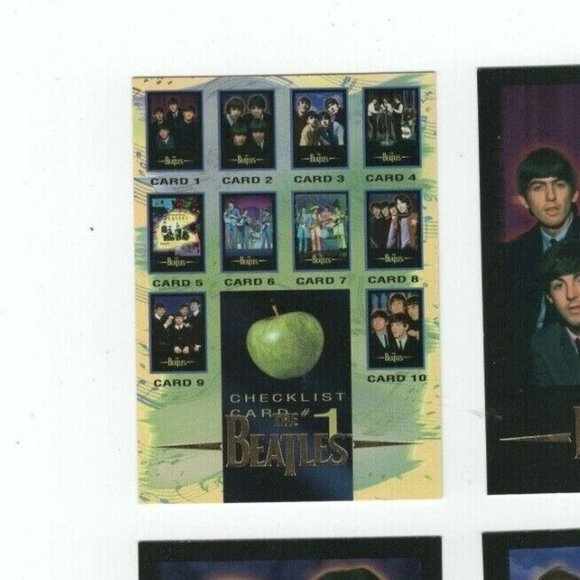 4 Mint Condition Apple Corps LTD Sports Time Inc Vintage 96 Beatles Trading Card - Picture 4 of 10
